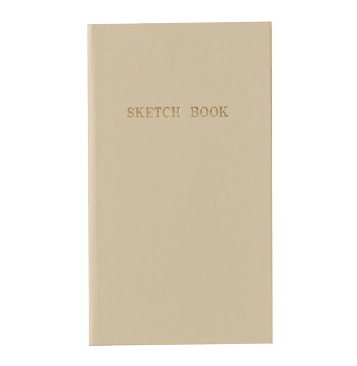 Carnet KOKUYO Field Sketch Book - 9,5 × 16,5 cm - Quadrillé - Beige - 4901480288871