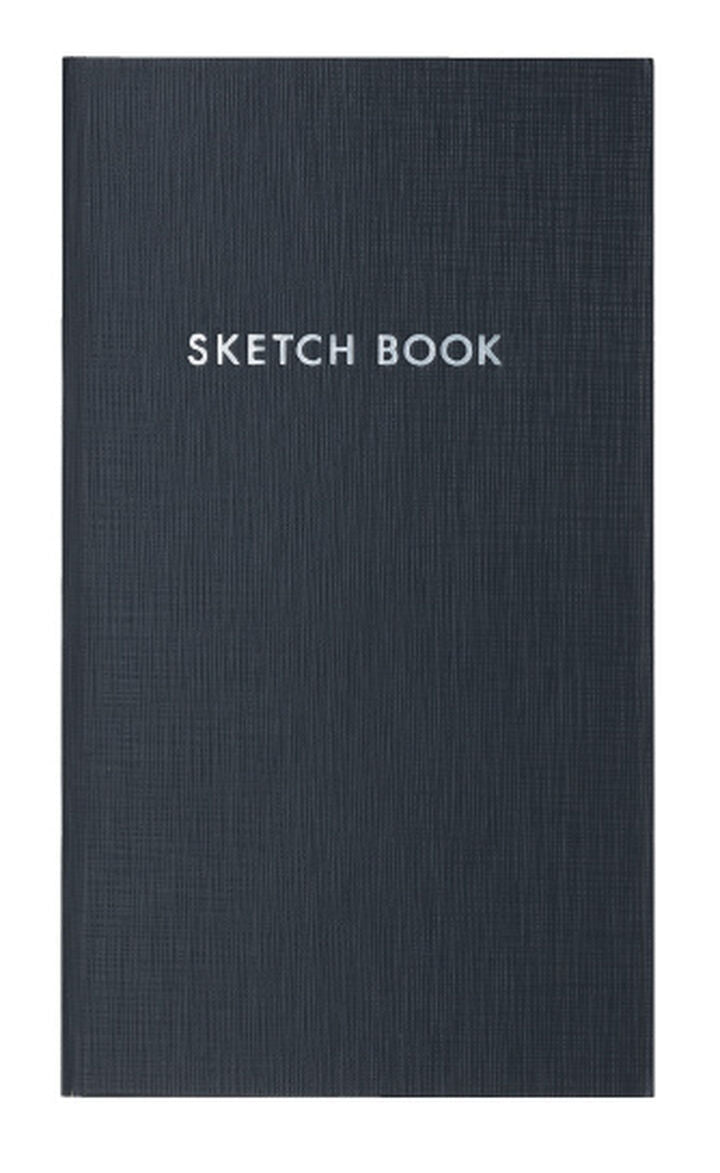 Carnet KOKUYO Field Sketch Book - 9,5 × 16,5 cm - Quadrillé - Charcoal Black - 4901480371153