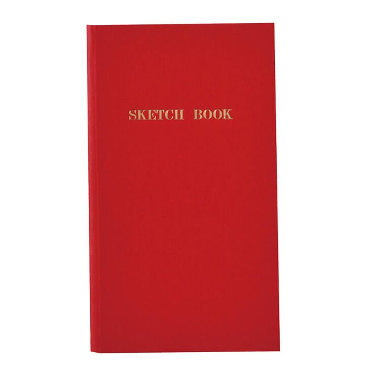 Carnet KOKUYO Field Sketch Book - 9,5 × 16,5 cm - Quadrillé - Red - 4901480288888