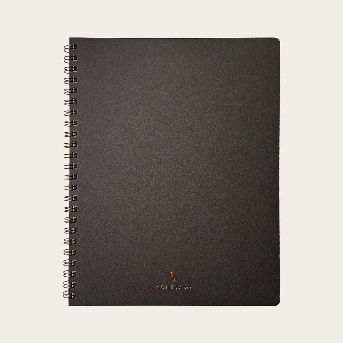 Carnet KUNISAWA The Executive Ring Note - B5 - Softcover - Pointillé - Charcoal - 