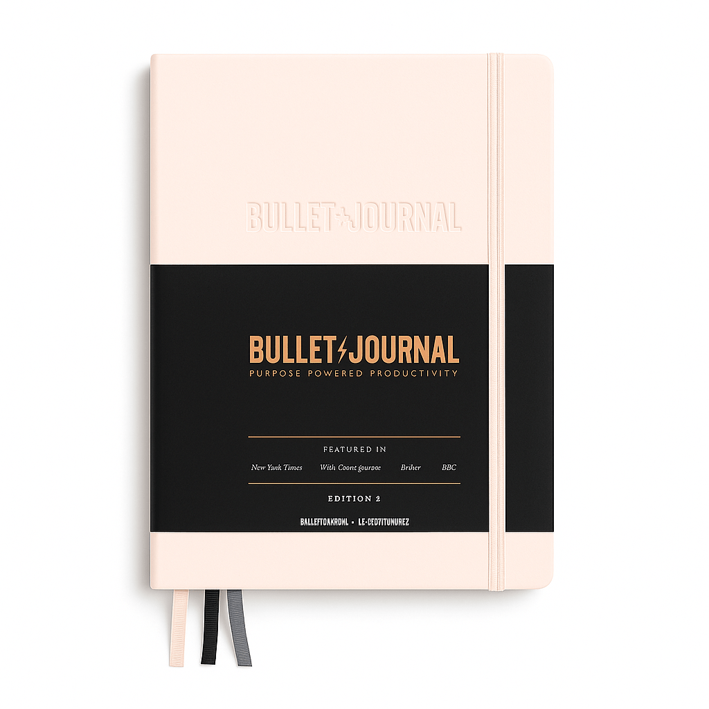 Carnet LEUCHTTURM1917 Bullet Journal Edition 2 - A5 - Hardcover - Pointillé - Blush - 4004117589577