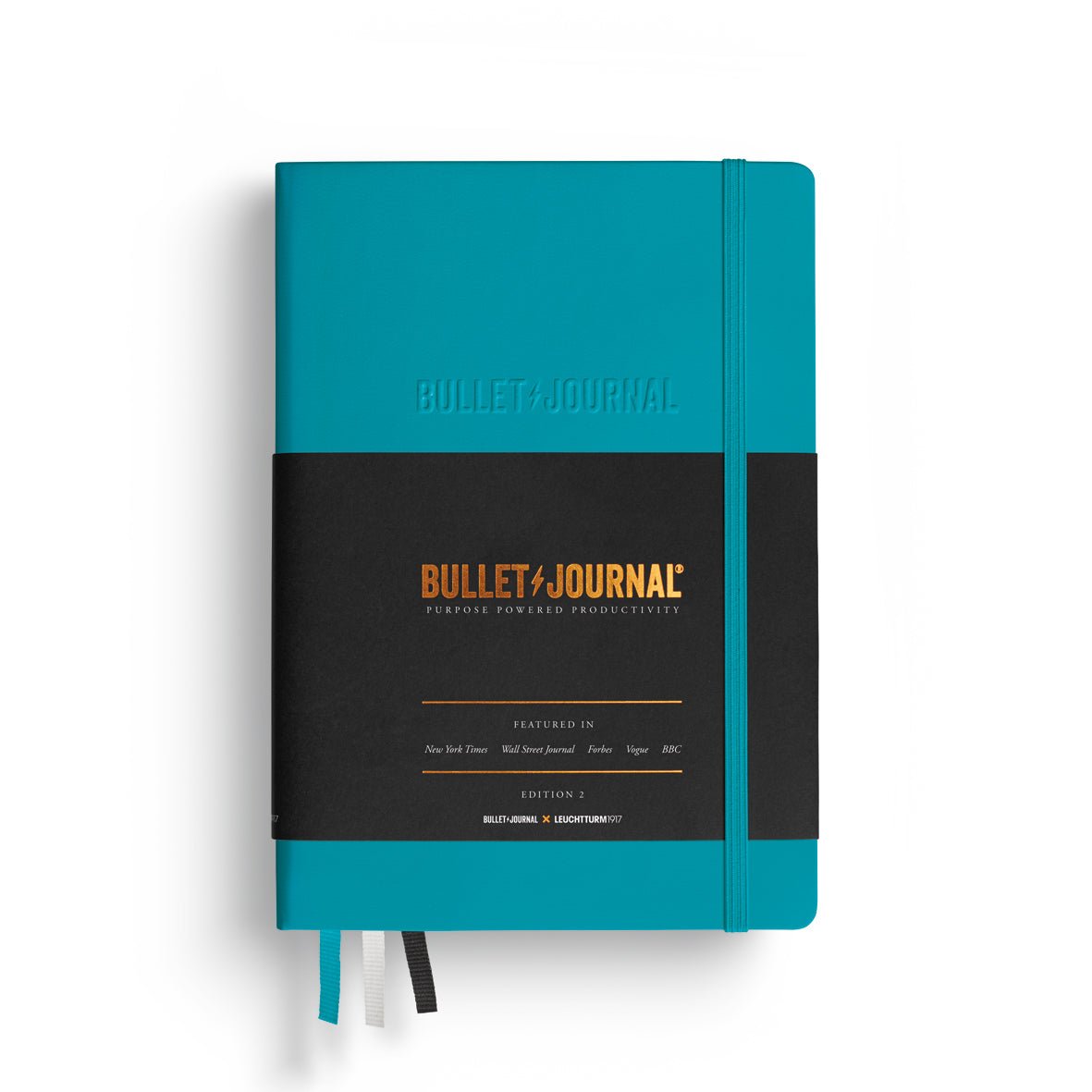 Carnet LEUCHTTURM1917 Bullet Journal Edition 2 - A5 - Hardcover - Pointillé - Turquoise25 - 