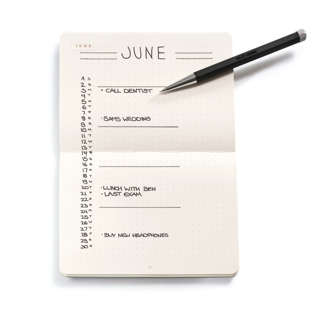 Carnet LEUCHTTURM1917 Bullet Journal Pocket - 144 x 104 mm - Softcover - Pointillé - Black - 4004117654503