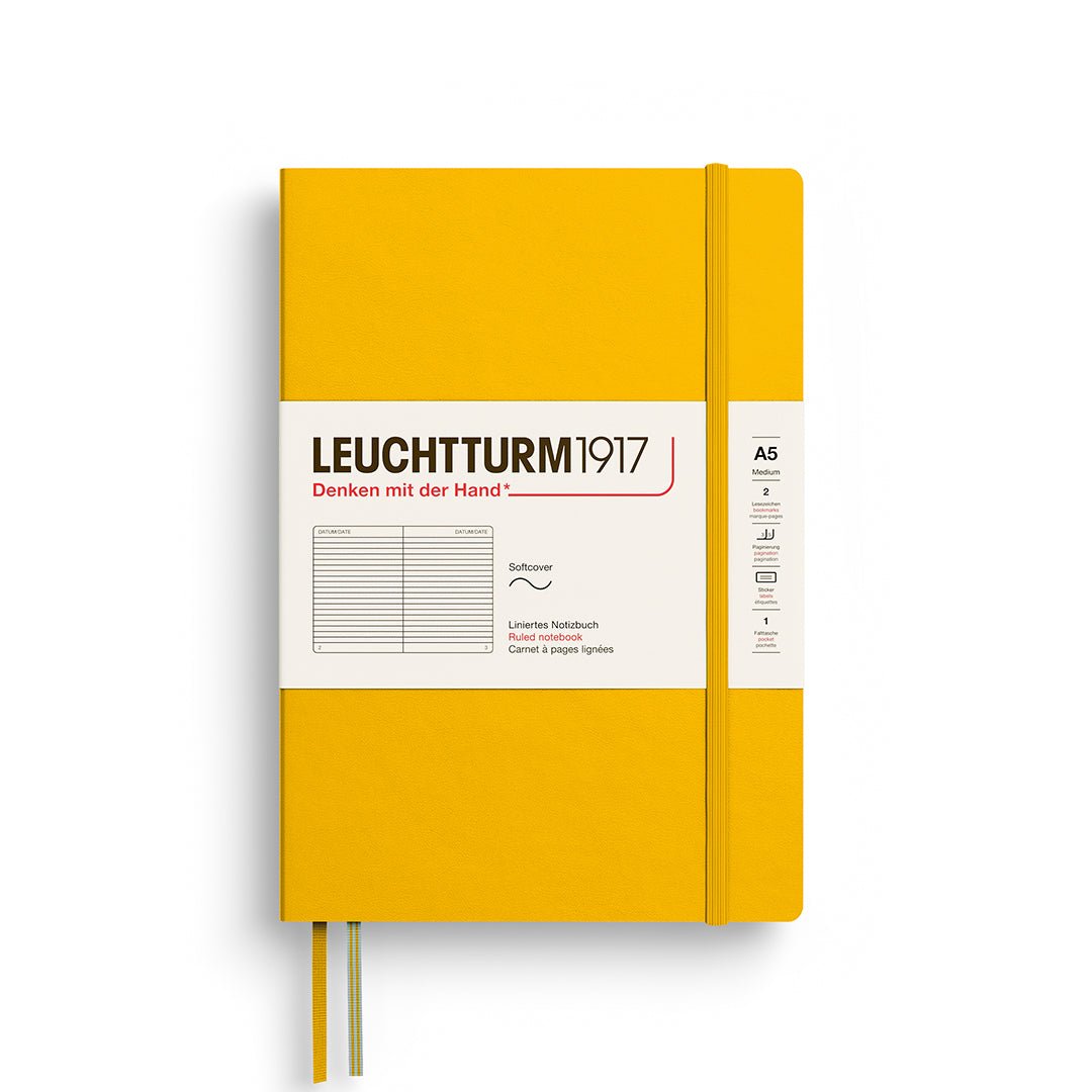 Carnet LEUCHTTURM1917 Classic - A5 - Softcover - Ligné - Sunflower - 