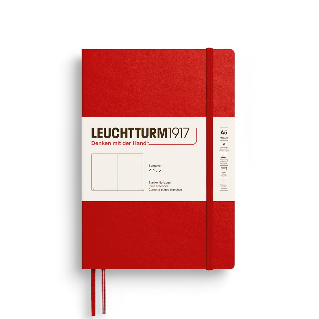 Carnet LEUCHTTURM1917 Classic - A5 - Softcover - Uni - Cherry - 