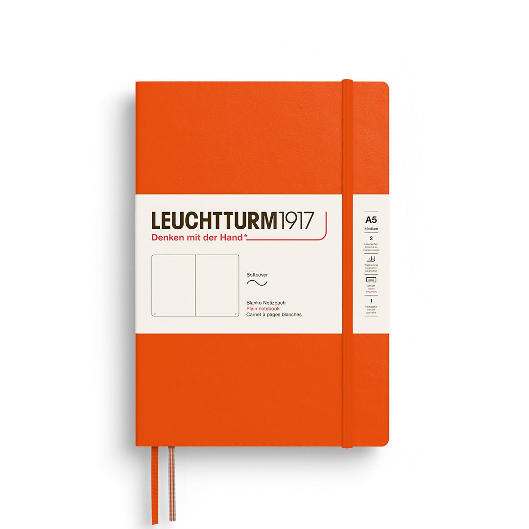 Carnet LEUCHTTURM1917 Classic - A5 - Softcover - Uni - Pumpkin - 