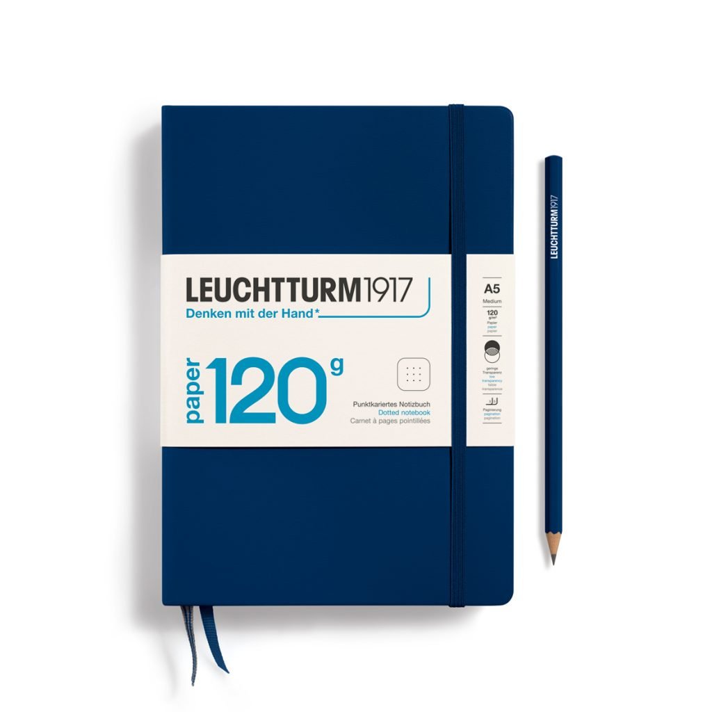 Carnet LEUCHTTURM1917 Edition 120G - A5 - Hardcover - Pointillé - Navy - 4004117663031