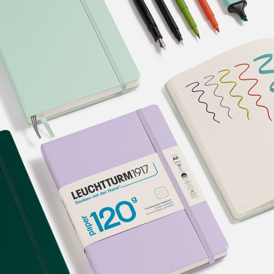 Carnet LEUCHTTURM1917 Edition 120G - A5 - Hardcover - Pointillé - Navy - 