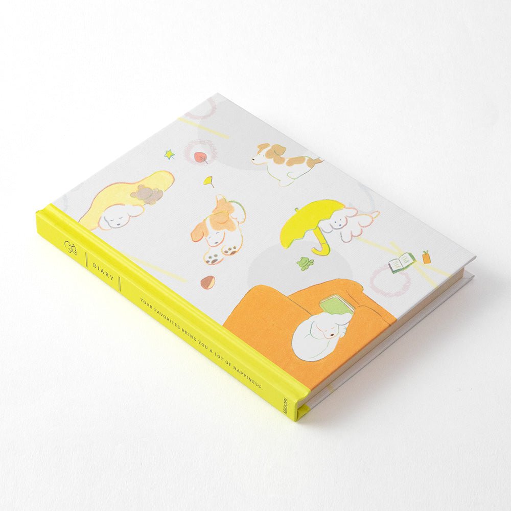 Carnet MIDORI 1 Year Diary Journal - B6 - Chien - 4902805128858