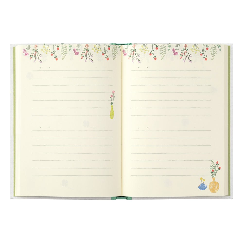 Carnet MIDORI 1 Year Diary Journal - B6 - Fleurs séchées - 4902805128797
