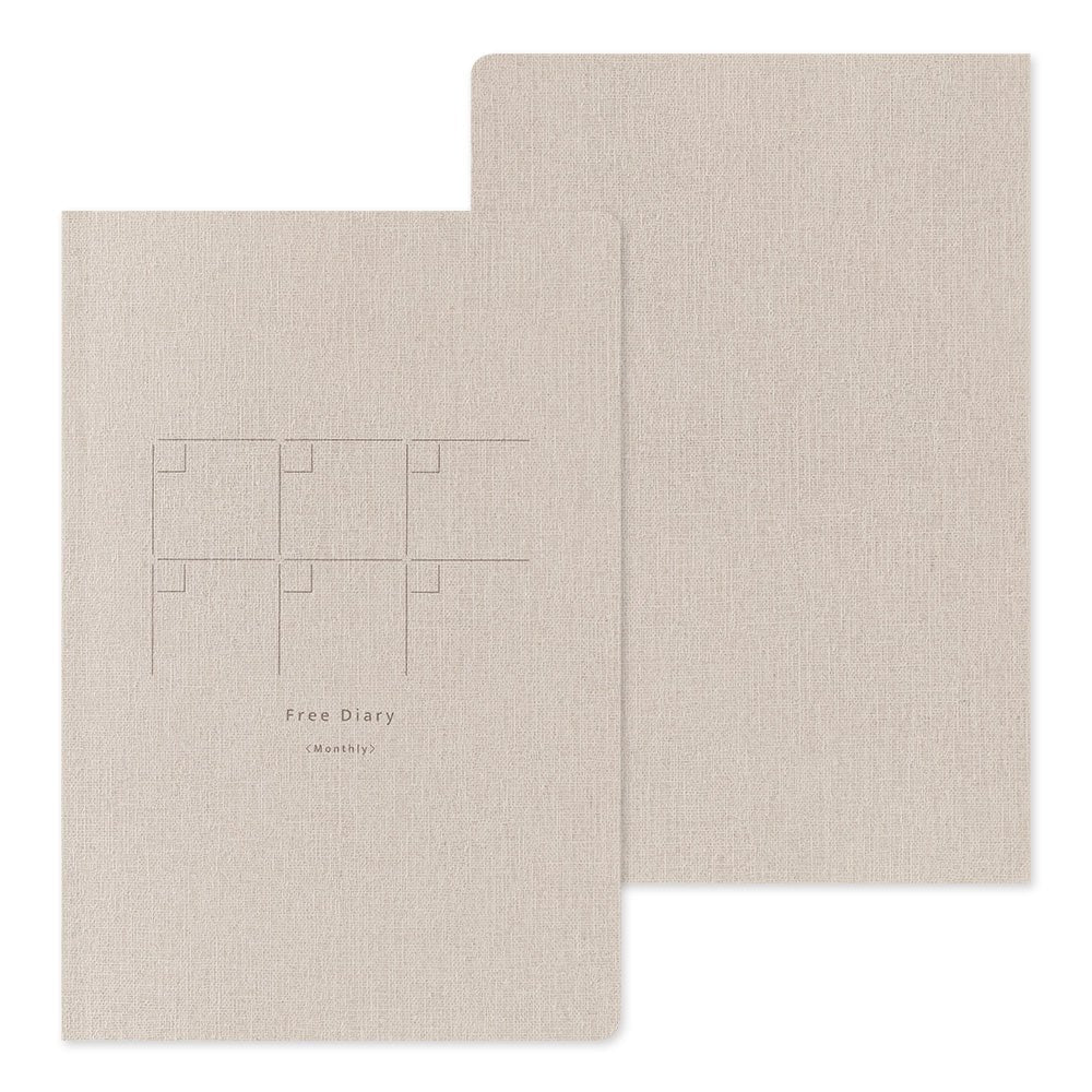 Carnet MIDORI Notebook Yuru Log Journal Mensuel - B6 - Uni - 4902805153577