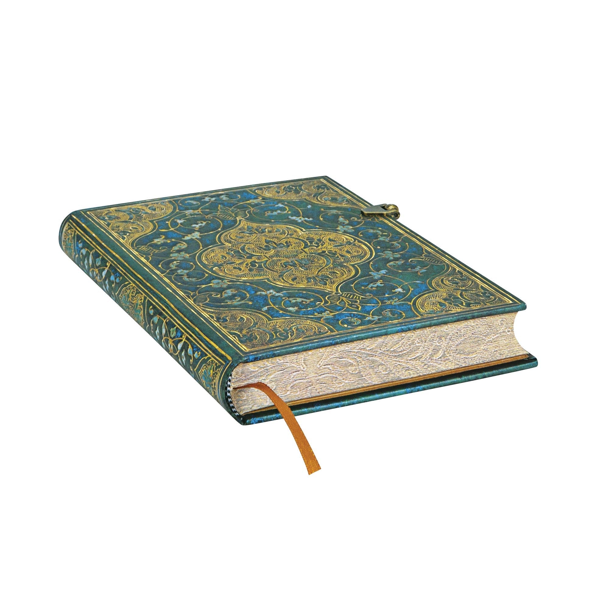 Carnet PAPERBLANKS Chroniques Turquoises - Midi - Hardcover - Ligné - 240p - 9781439732144