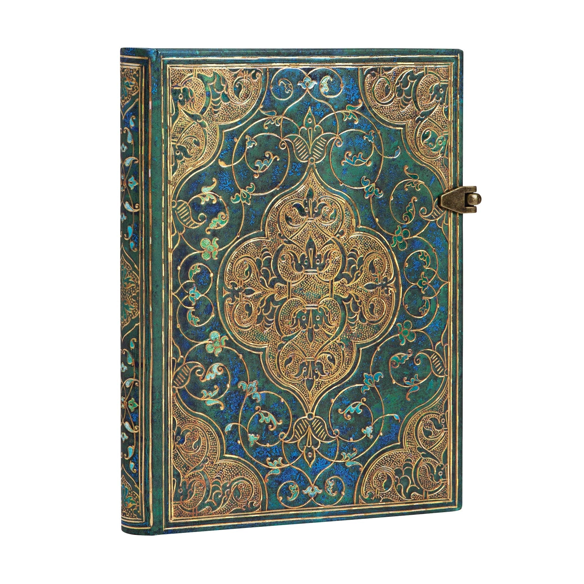 Carnet PAPERBLANKS Chroniques Turquoises - Midi - Hardcover - Ligné - 240p - 9781439732144