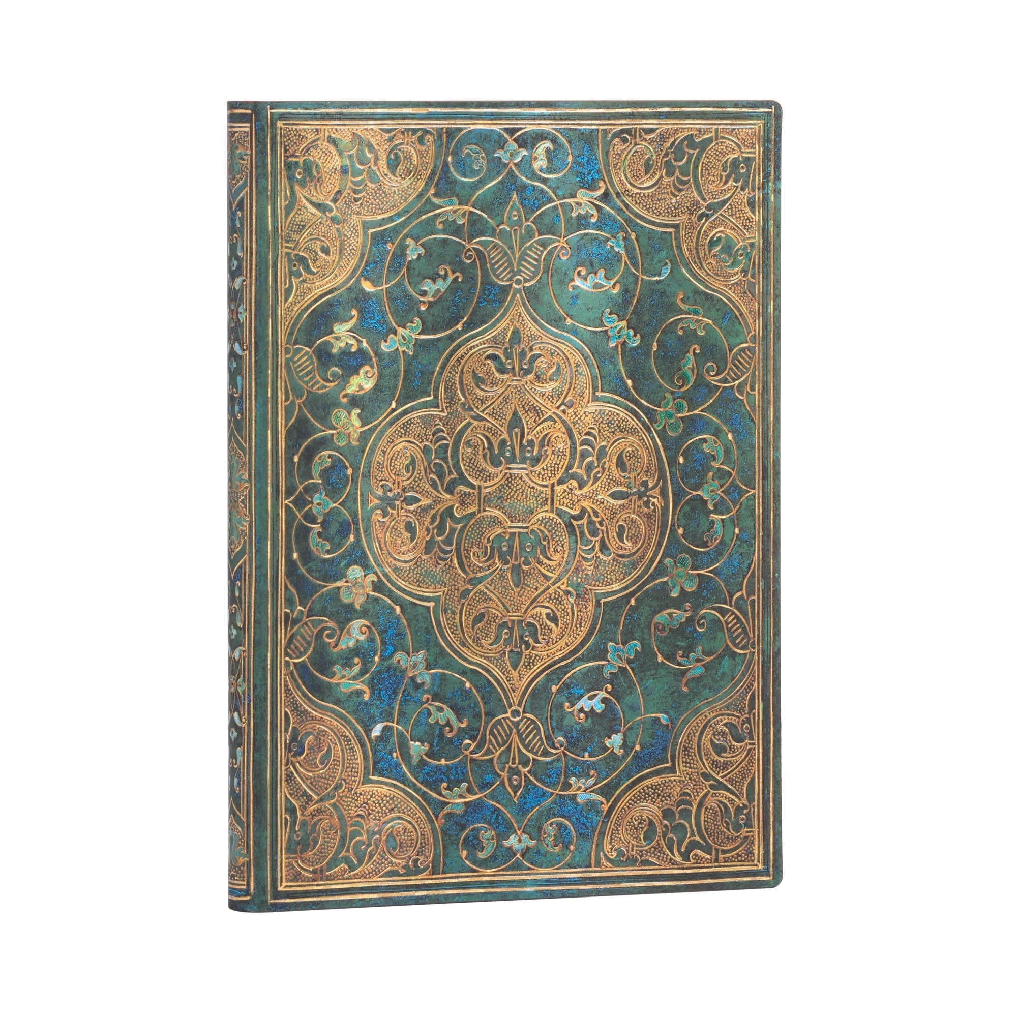 Carnet PAPERBLANKS Chroniques Turquoises - Midi - Softcover - Ligné - 176p - 9781439782262