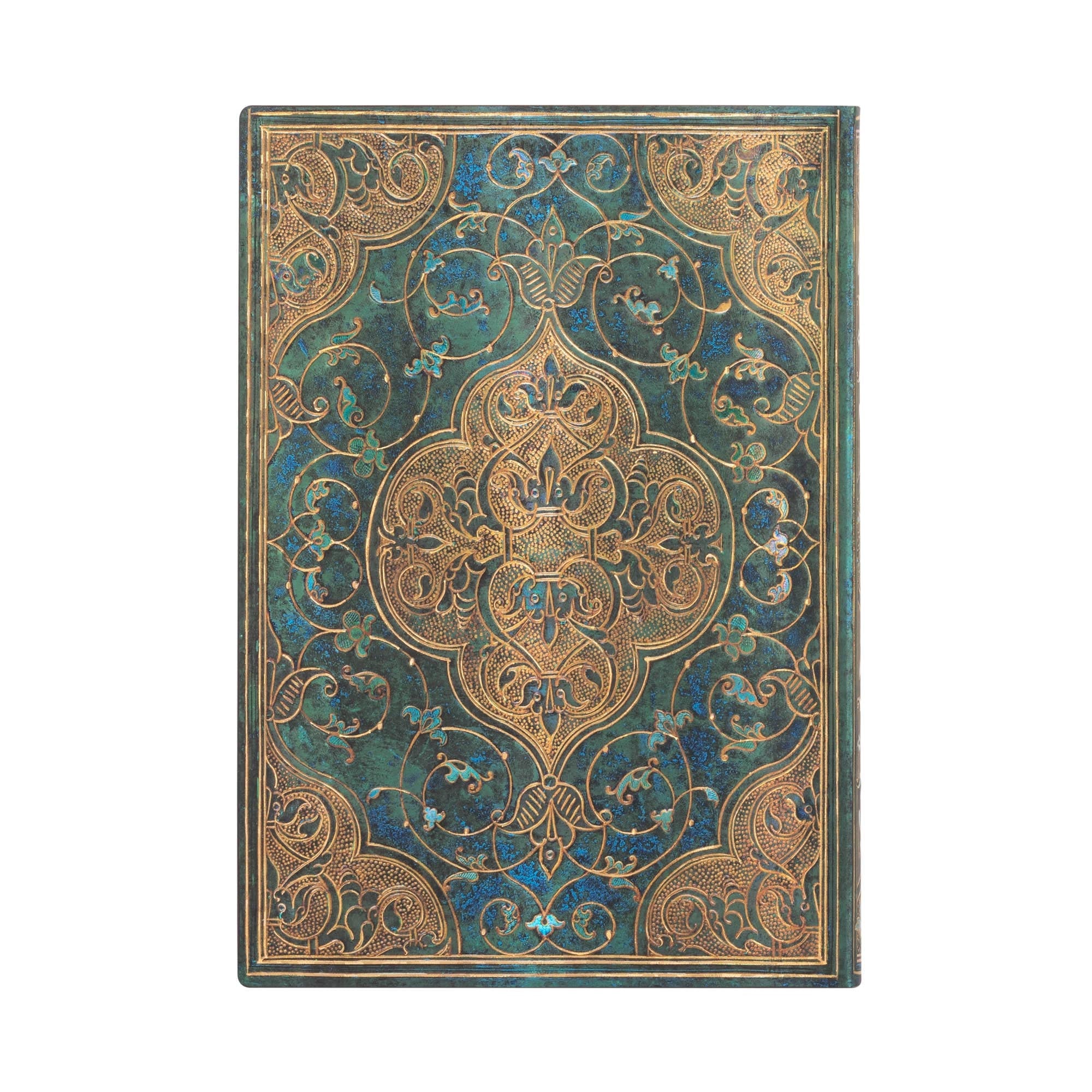 Carnet PAPERBLANKS Chroniques Turquoises - Midi - Softcover - Ligné - 176p - 9781439782262