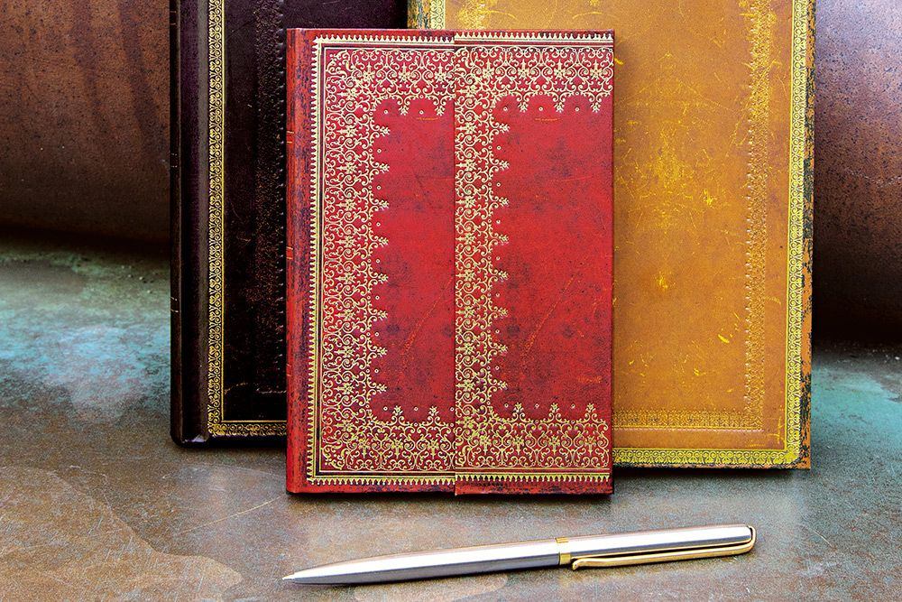 Carnet PAPERBLANKS Feuille d'Or - Mini Rigide 176p - Ligné - Illustré - 9781551564555