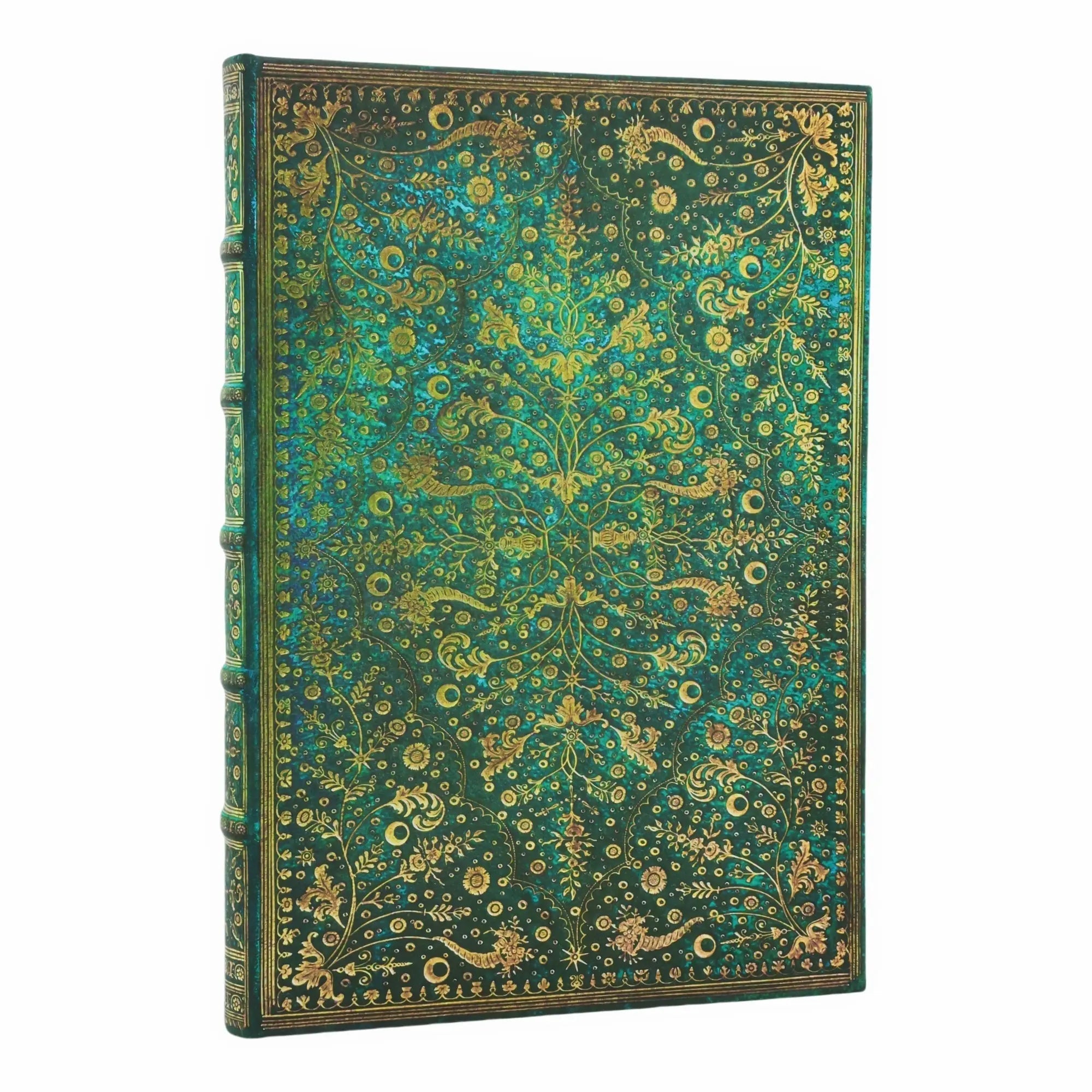 Carnet PAPERBLANKS Fleur d'Émeraude - Grand - Hardcover - Ligné - 240p - 9780349713113