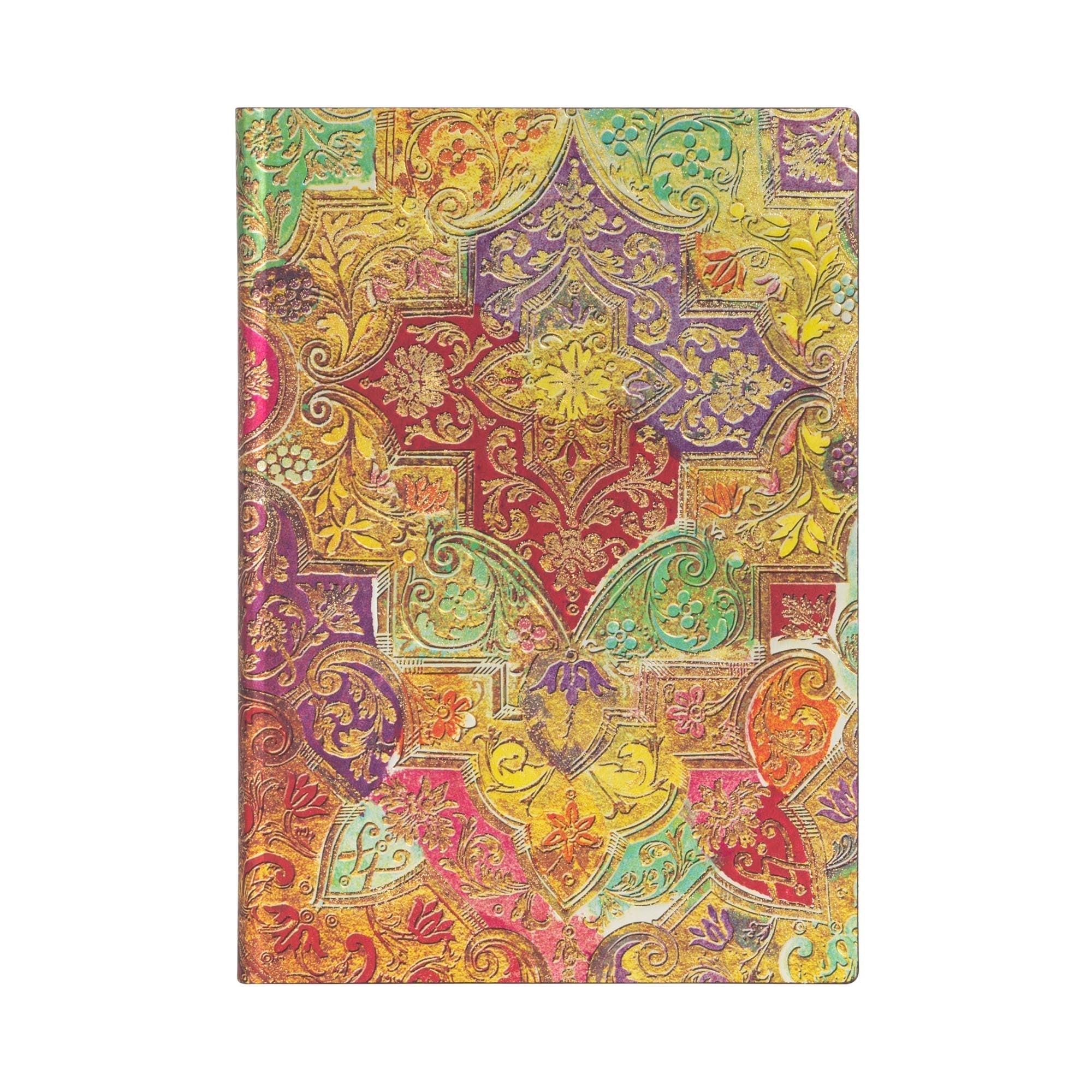 Carnet PAPERBLANKS Fleur Sauvage Bavaroise - Midi - Softcover - Ligné - 176p - 9781439772638