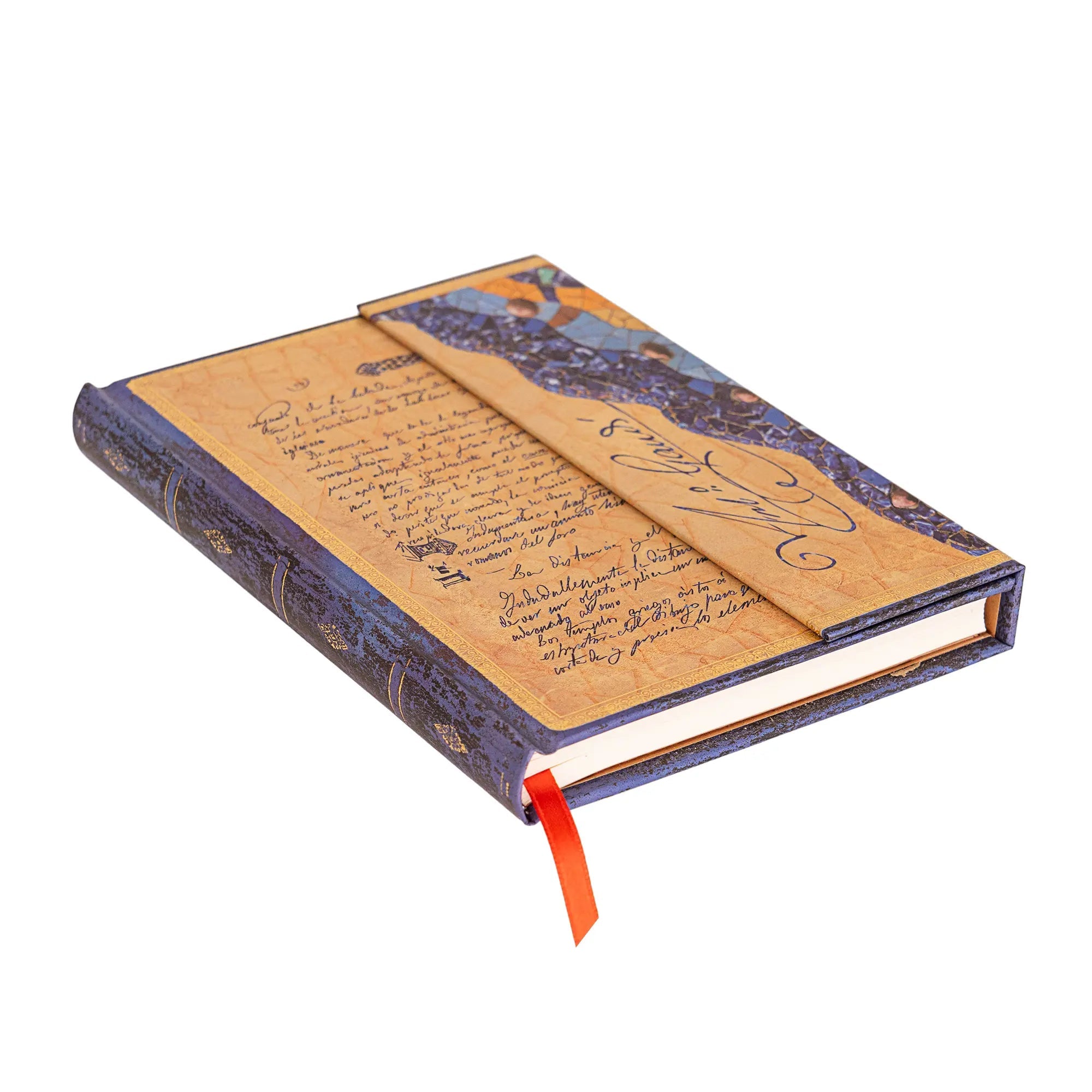 Carnet PAPERBLANKS Gaudi, Le Manuscrit de Reus - Midi - Hardcover - Ligné - 144p - 9781439797808
