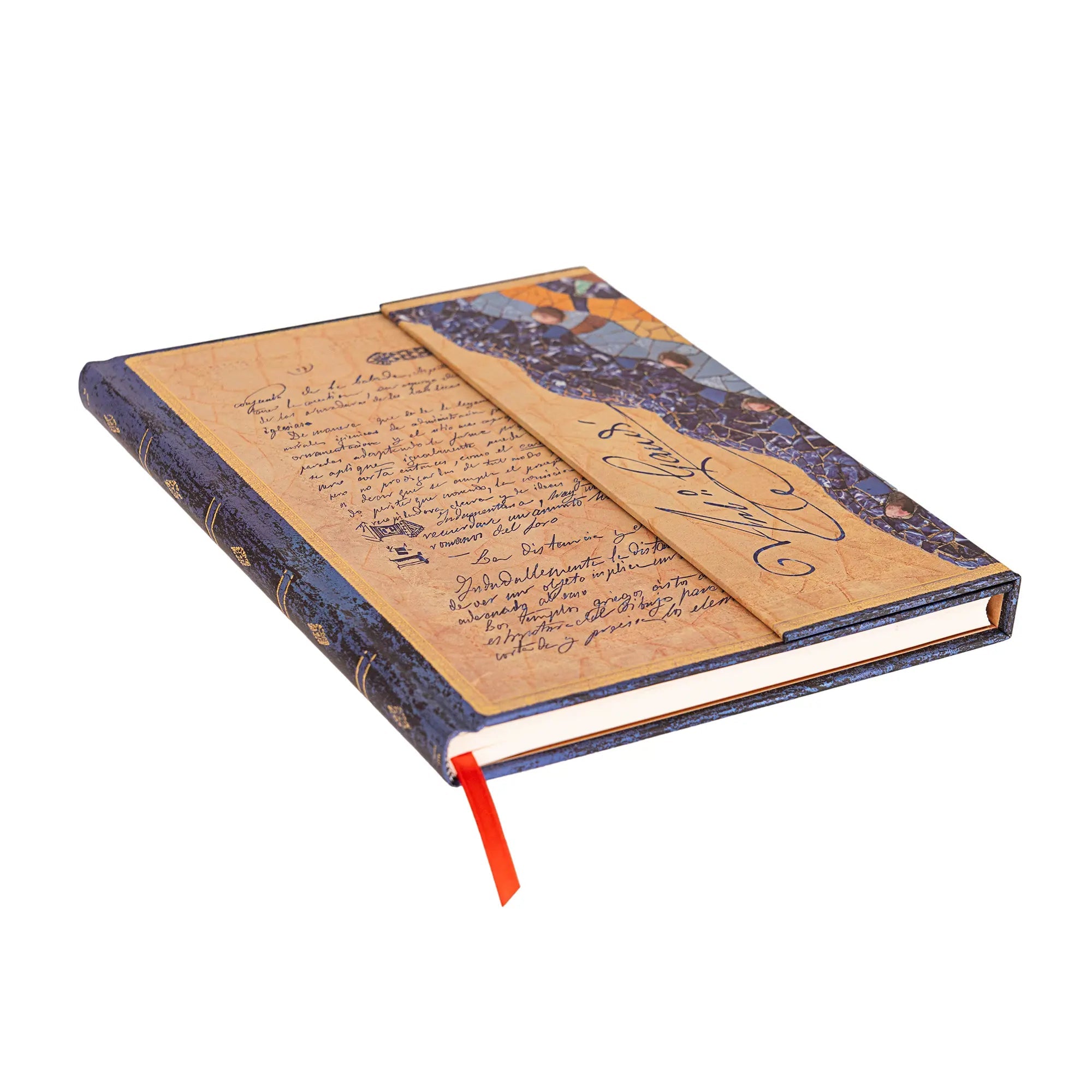 Carnet PAPERBLANKS Gaudi, Le Manuscrit de Reus - Ultra - Hardcover - Ligné - 144p - 9781439797785