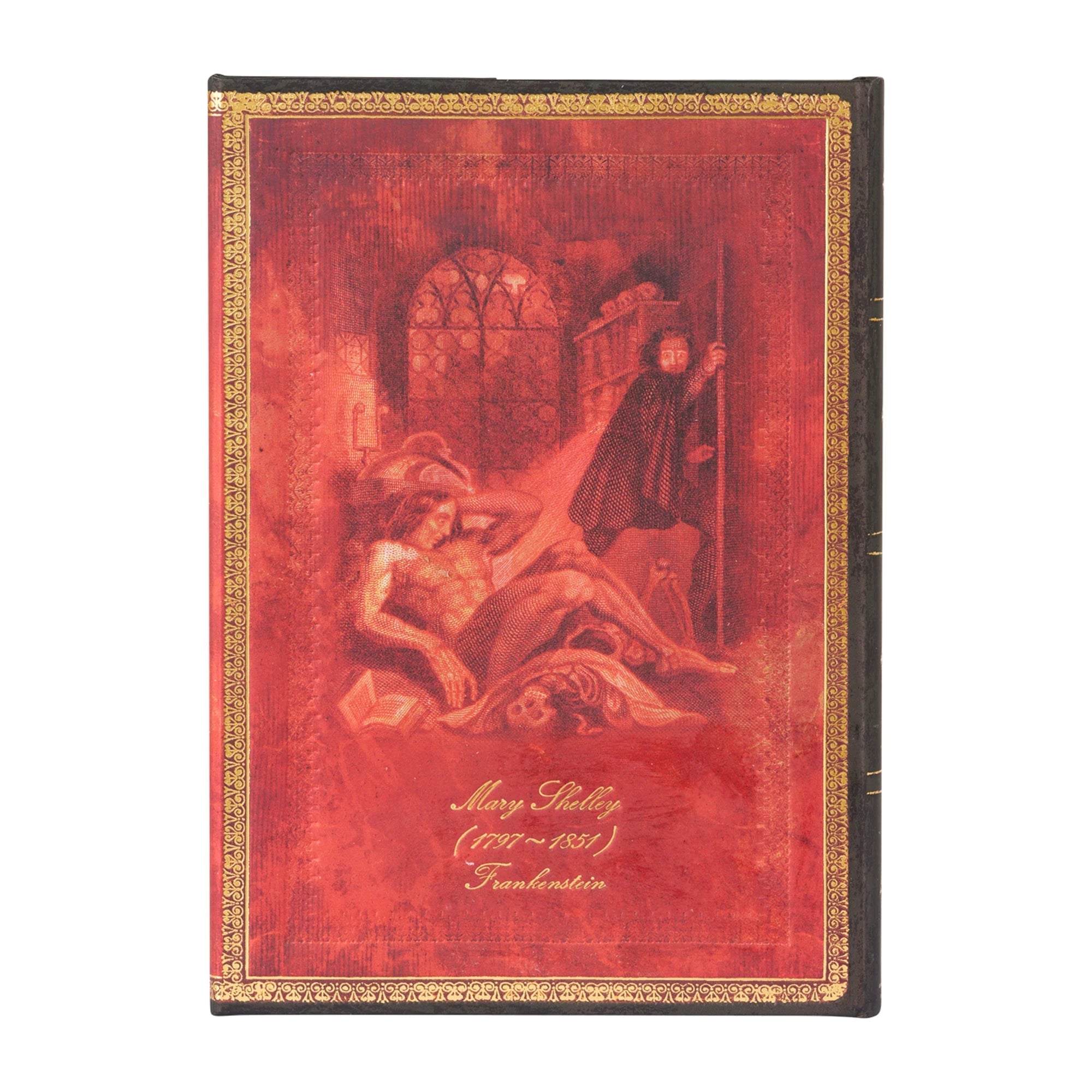 Carnet PAPERBLANKS Mary Shelley, Frankenstein - Midi - Hardcover - Ligné - 144p - 9781439795965