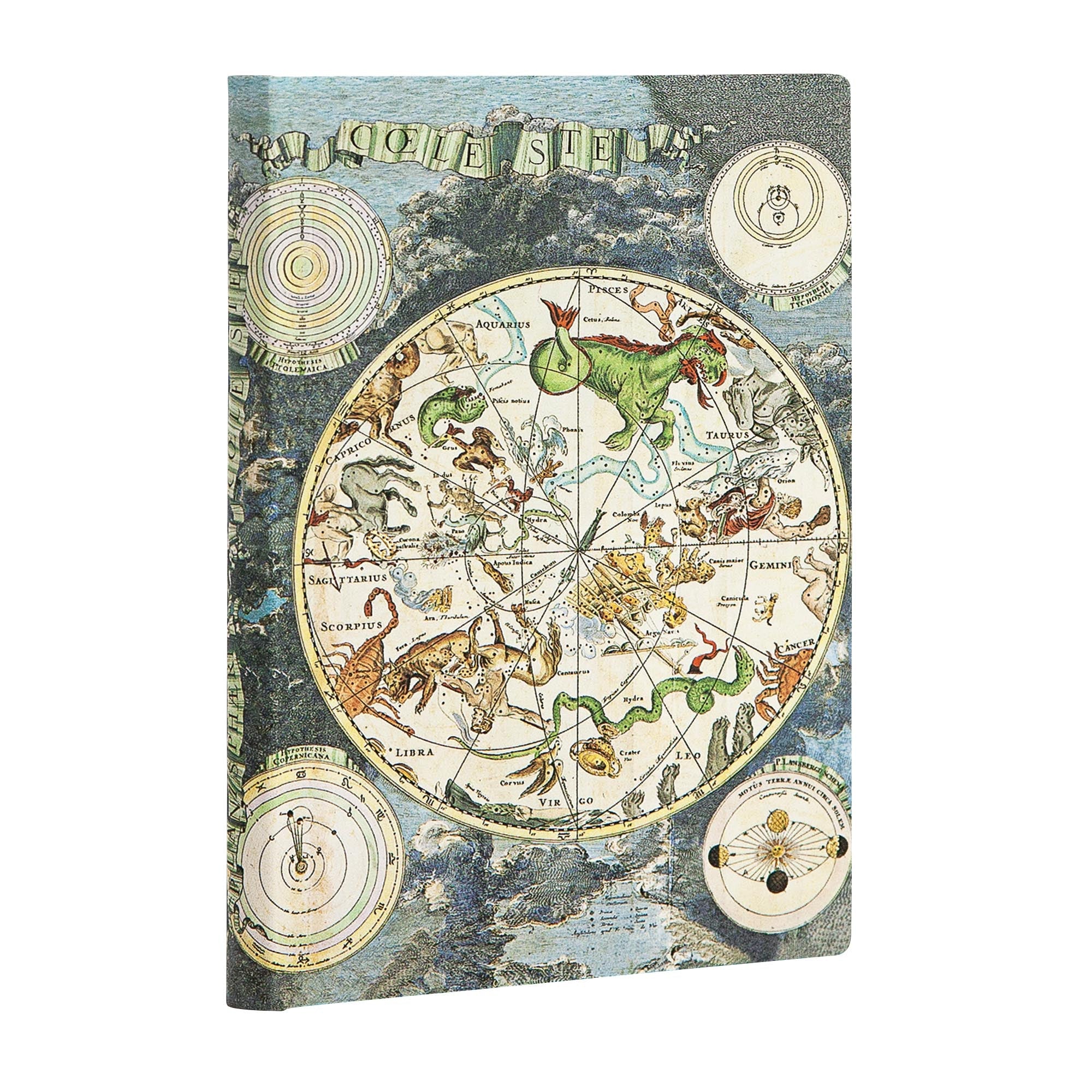 Carnet PAPERBLANKS Planisphère Céleste - Mini - Softcover - Ligné - 176p - 9781439756188