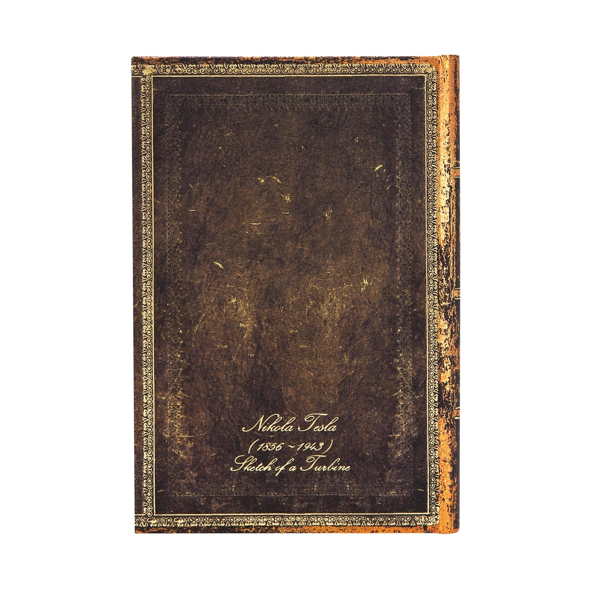 Carnet PAPERBLANKS Tesla, Croquis d'une Turbine - Mini - Hardcover - Ligné - 176p - 9781439754634