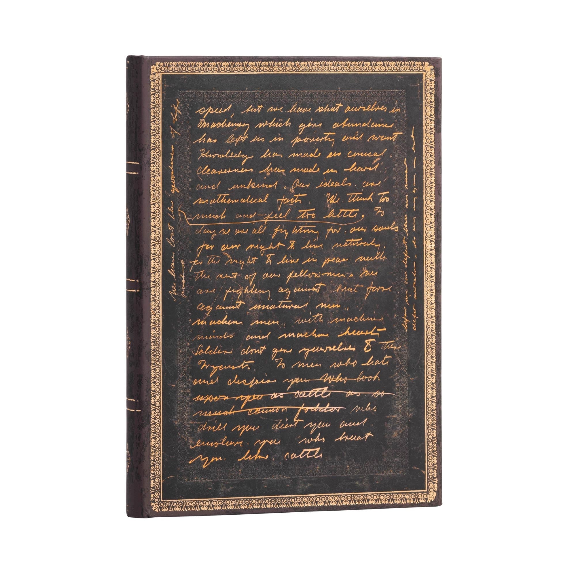 Carnet PAPERBLANKS Une Célébration de Charlie Chaplin - Midi - Hardcover - Ligné - 144p - 9781439772553