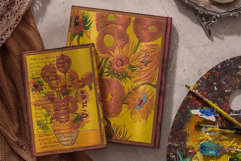 Carnet PAPERBLANKS Van Gogh, Tournesols - Midi - Hardcover - Uni - 144p - 9780349715216