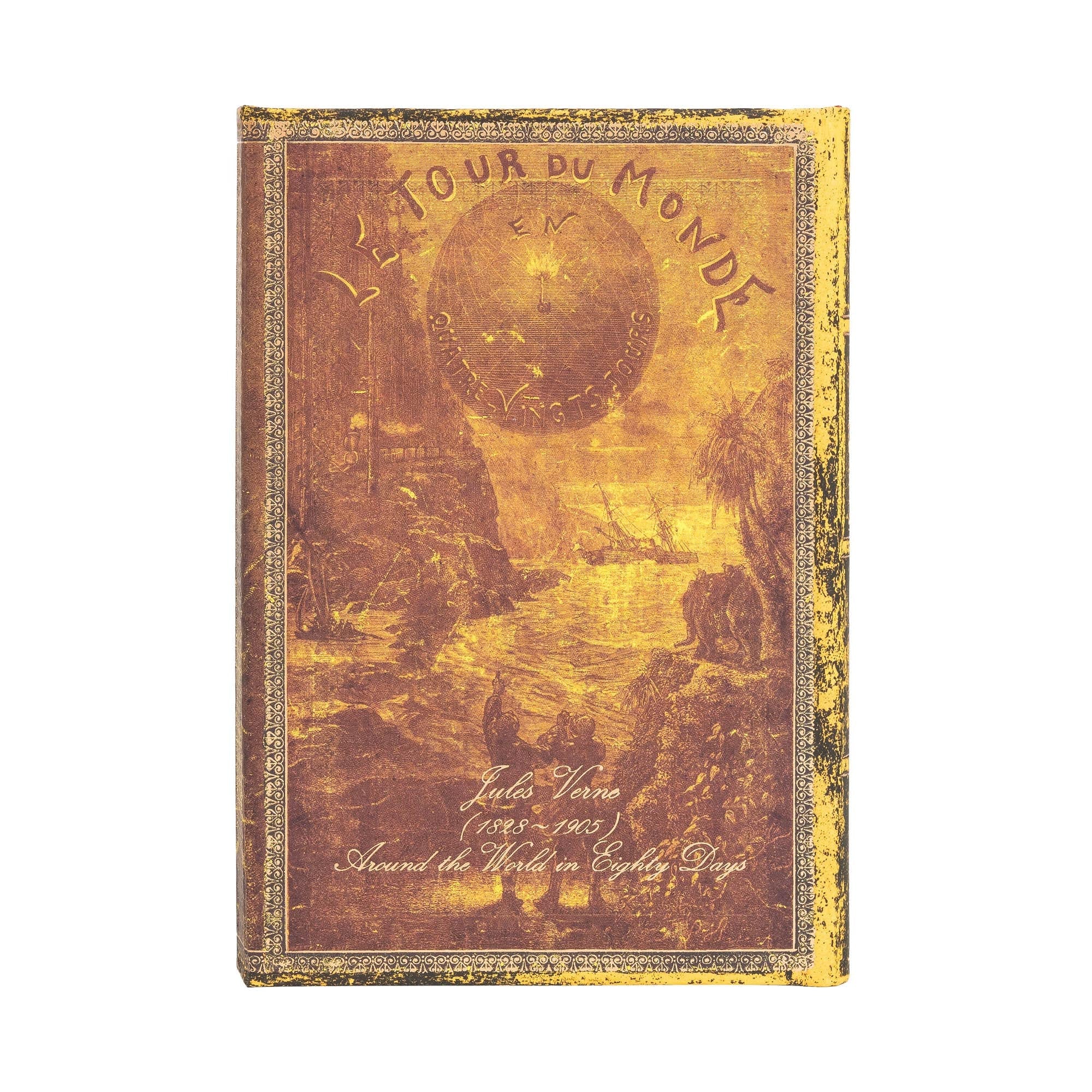 Carnet PAPERBLANKS Verne, Le Tour du Monde - Mini - Hardcover - Uni - 176p - 9781439765005