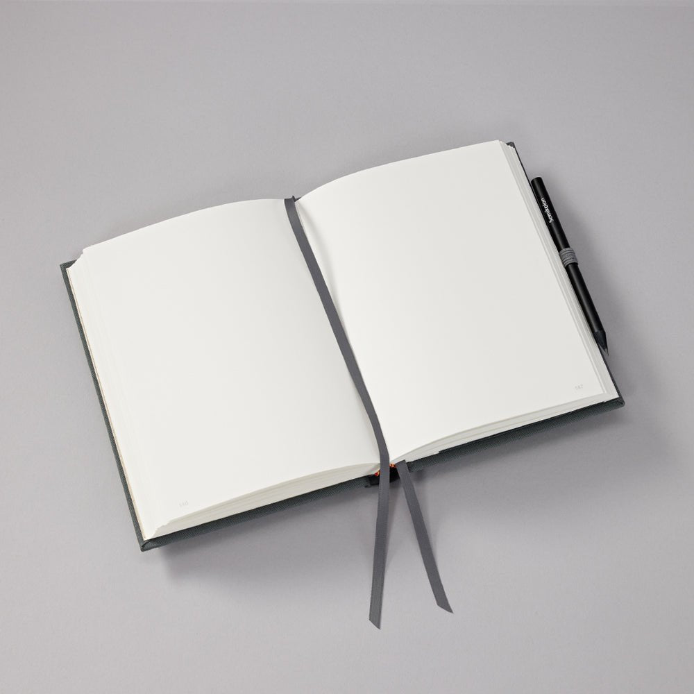 Carnet SEMIKOLON Grand Voyage - A5 - Hardcover - Uni - Lava Stone - 