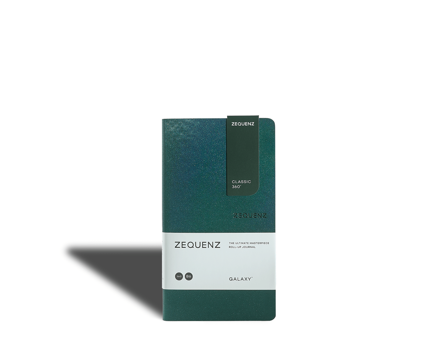 Carnet ZEQUENZ Galaxy - B6 - Quadrillé - Astro Green - 