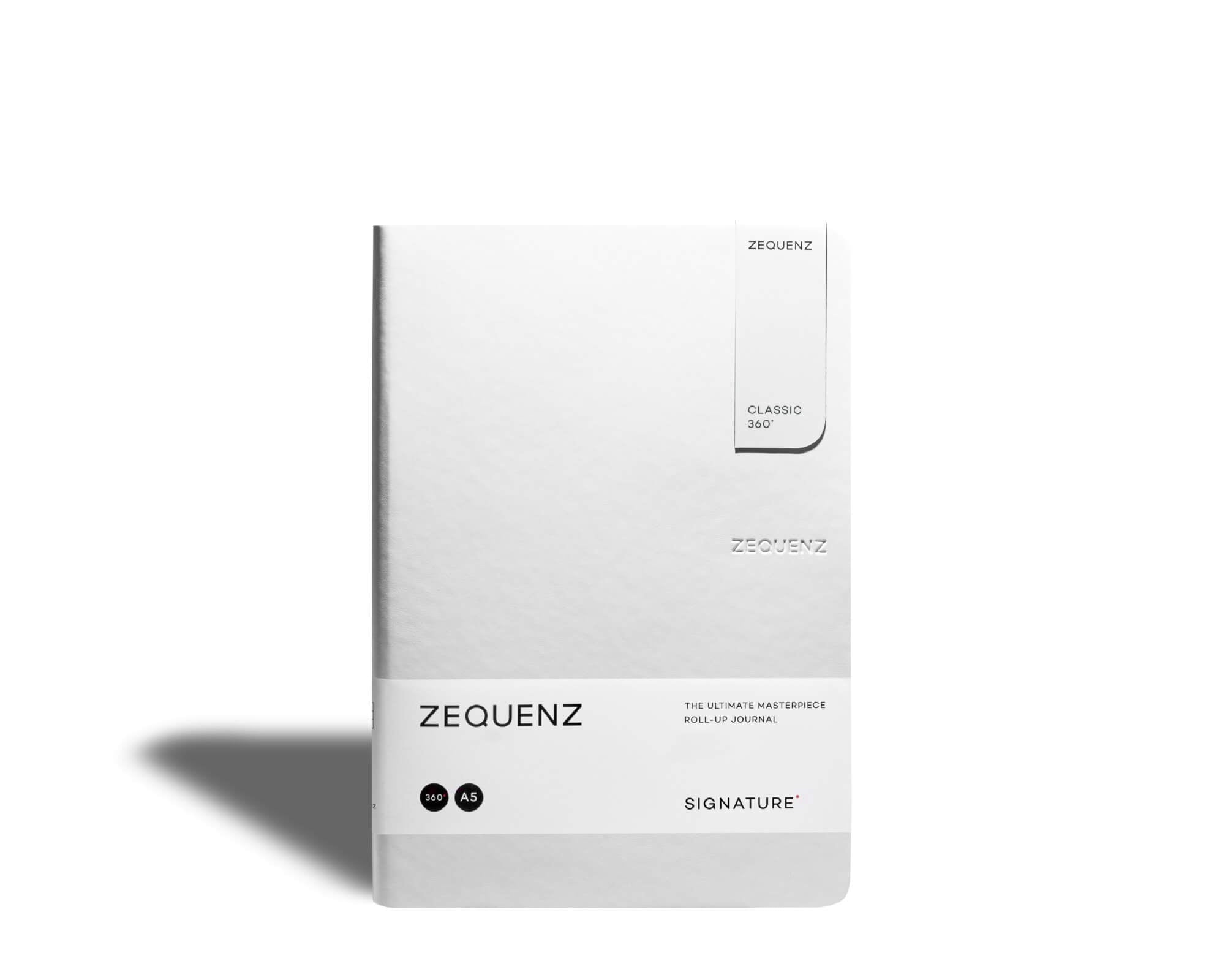 Carnet ZEQUENZ Signature Classic - A5 - Uni - White - 8859340500075
