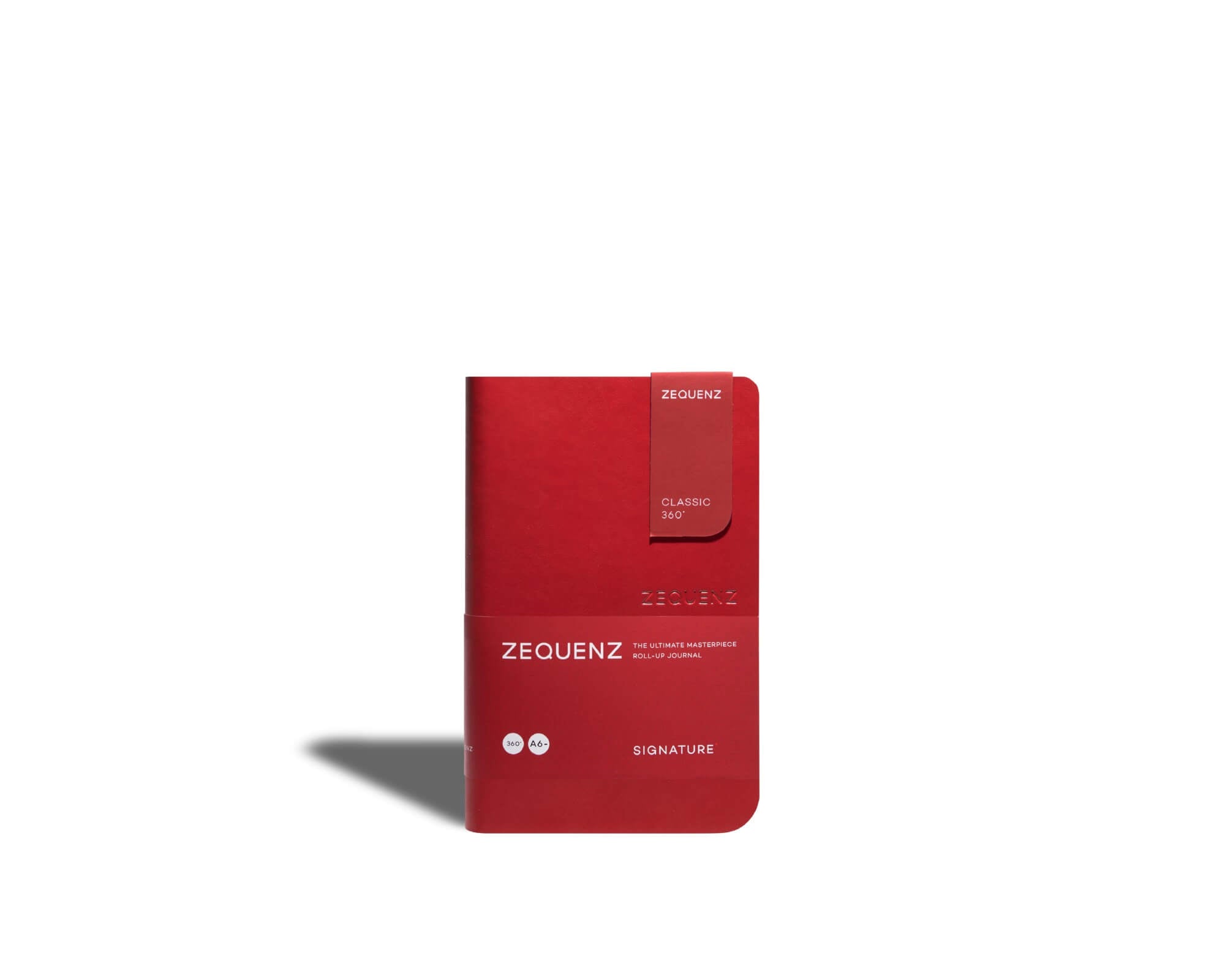 Carnet ZEQUENZ Signature Classic - A6 - Ligné - Red - 