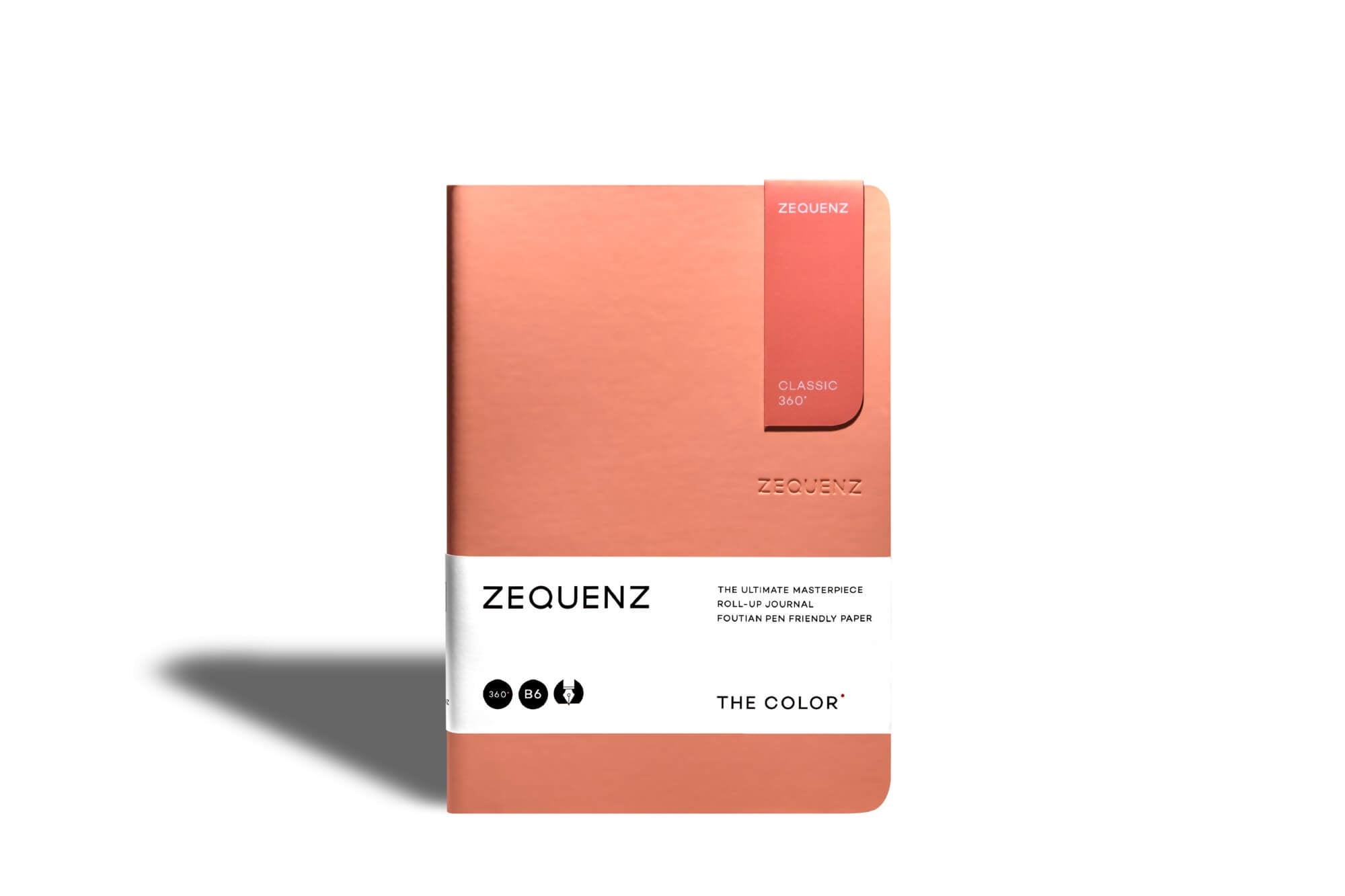 Carnet ZEQUENZ The Color - B6 - Uni - Peach - 8859340517486