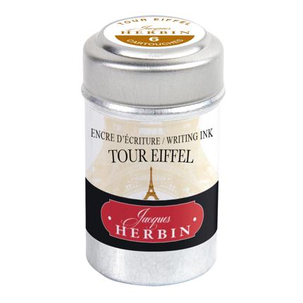Cartouches d'encre JACQUES HERBIN - Les Couleurs de Paris - Tour Eiffel - 3188550208422