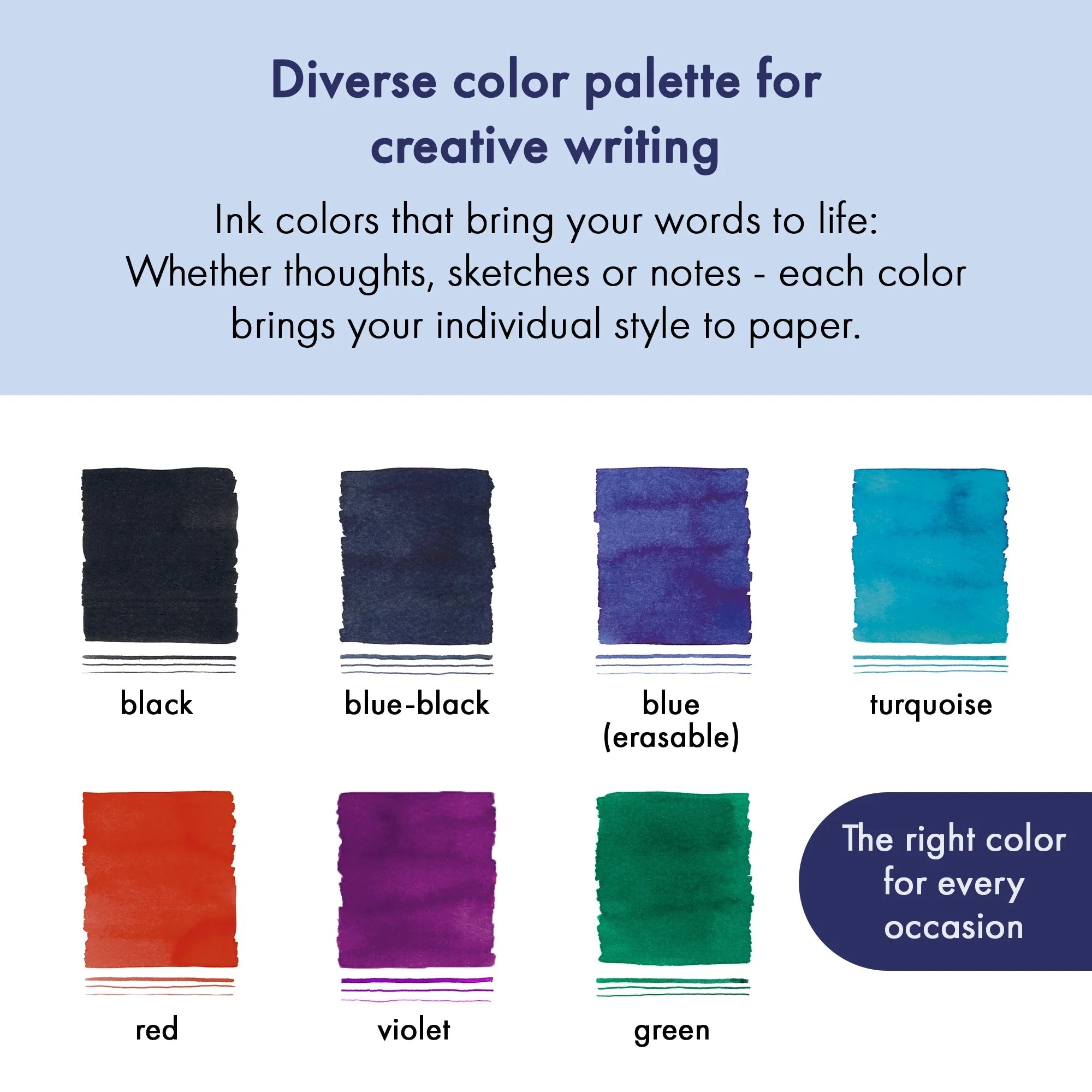 Cartouches d'encre LAMY T10 - Bleu Effaçable - Bleu effaçable x1 - 4014519020776