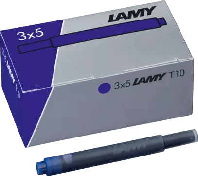 Cartouches d'encre LAMY T10 - Bleu Effaçable - Bleu effaçable x3 - 4014519758044