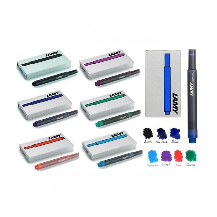 Cartouches d'encre LAMY T10 - Bleu - Noir - 4014519106555