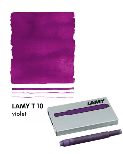 Cartouches d'encre LAMY T10 - Violet - 4014519057833
