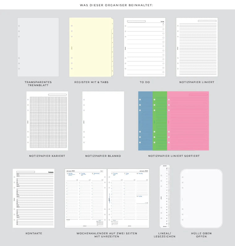 Organiseur FILOFAX Domino Soft - A5 - Pale Blue - -