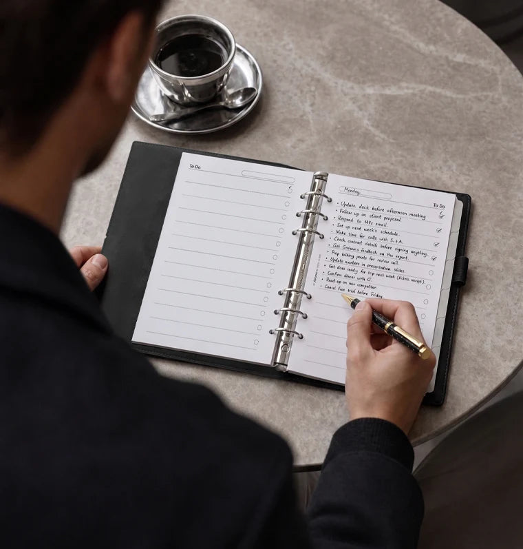 Organiseur FILOFAX Domino Soft - A5 - Black