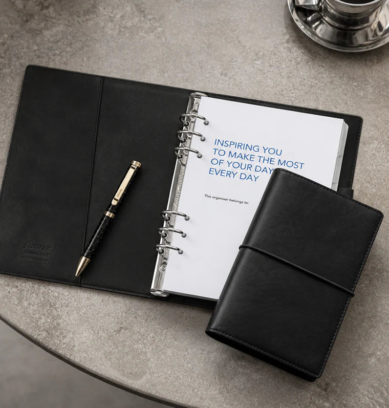 Organiseur FILOFAX Domino Soft - A5 - Black