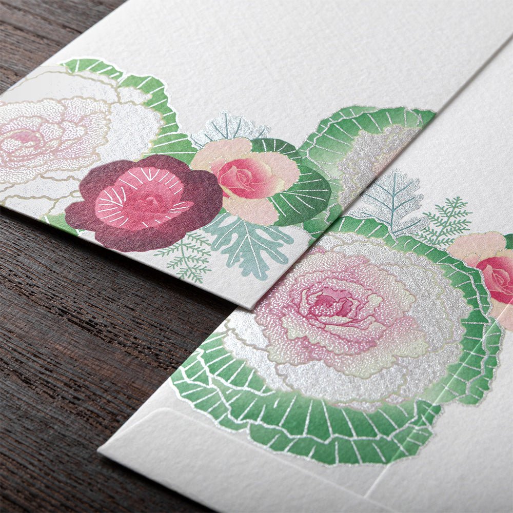 Enveloppes MIDORI washi - 188 x 90 mm - Choux d'Ornement - 4902805810050