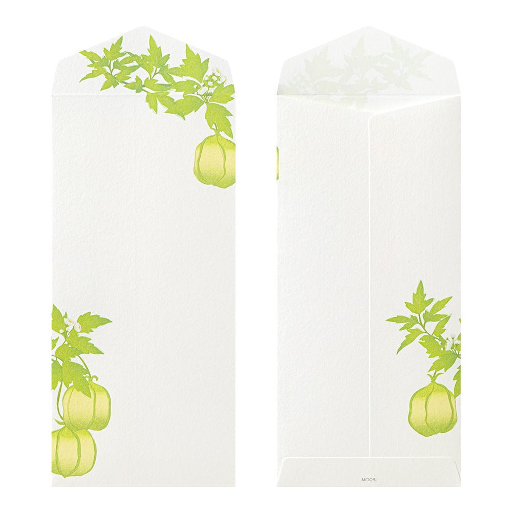 Enveloppes MIDORI washi - 188 x 90 mm - Fleurs d'Été - 4902805871709