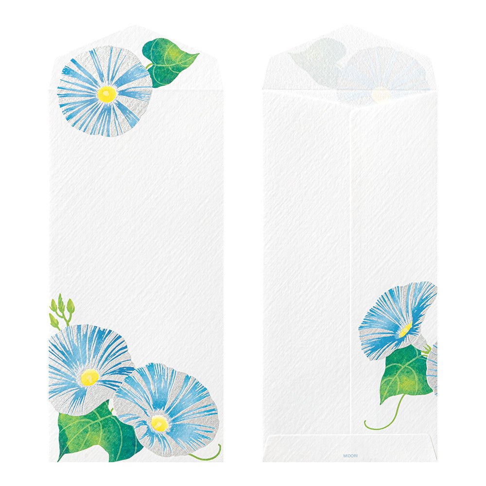 Enveloppes MIDORI washi - 188 x 90 mm - Ipomée - 4902805871747
