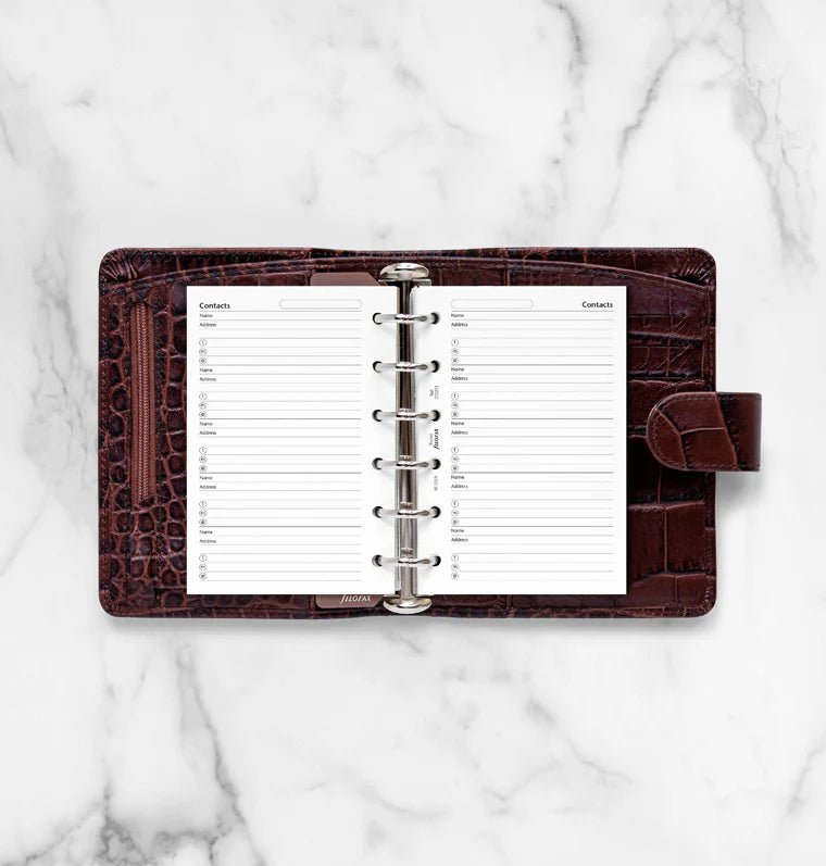 Feuilles de contacts FILOFAX - Blanc - Pocket - Pocket - 5015142600099