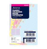 Recharge FILOFAX - Pocket - Feuilles de notes lignées (assortiment classic)