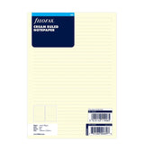 Recharge FILOFAX - A5 - Feuilles de notes lignées (cotton cream)