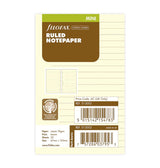 Recharge FILOFAX - Mini - Feuilles de notes lignées (cotton cream)